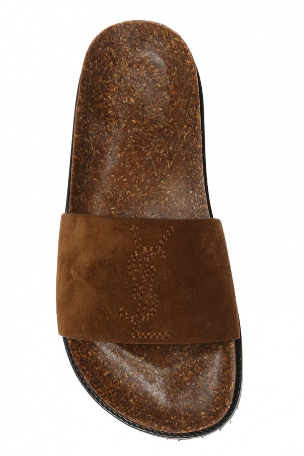 'Joan' logoembroidered slides Saint Laurent Vitkac TW